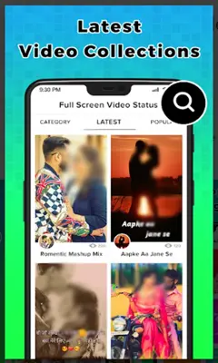 Video Song Status android App screenshot 3